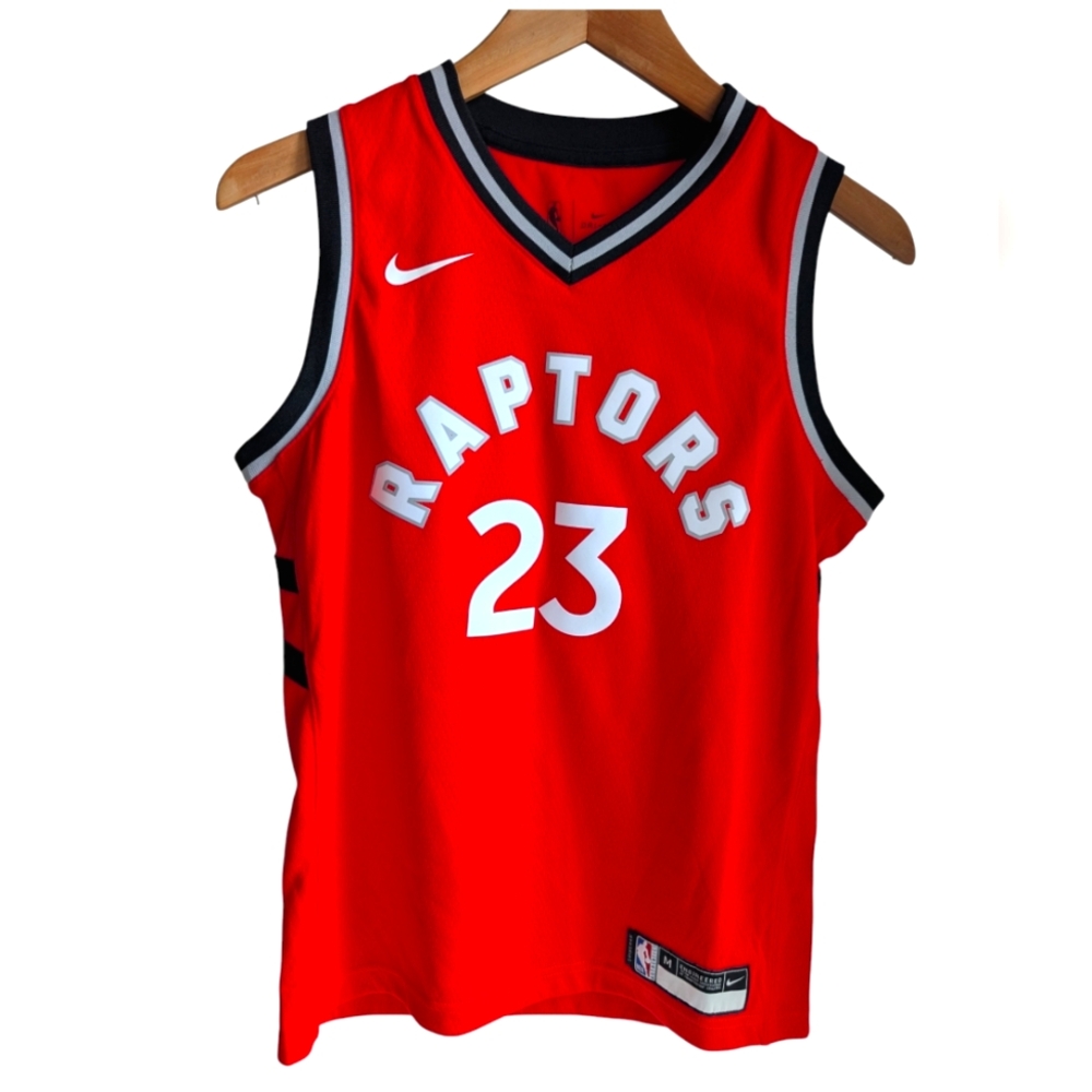 Toronto Raptors Youth Jersey - Medium - Fred Vanvleet 23 - Nike - Black - New